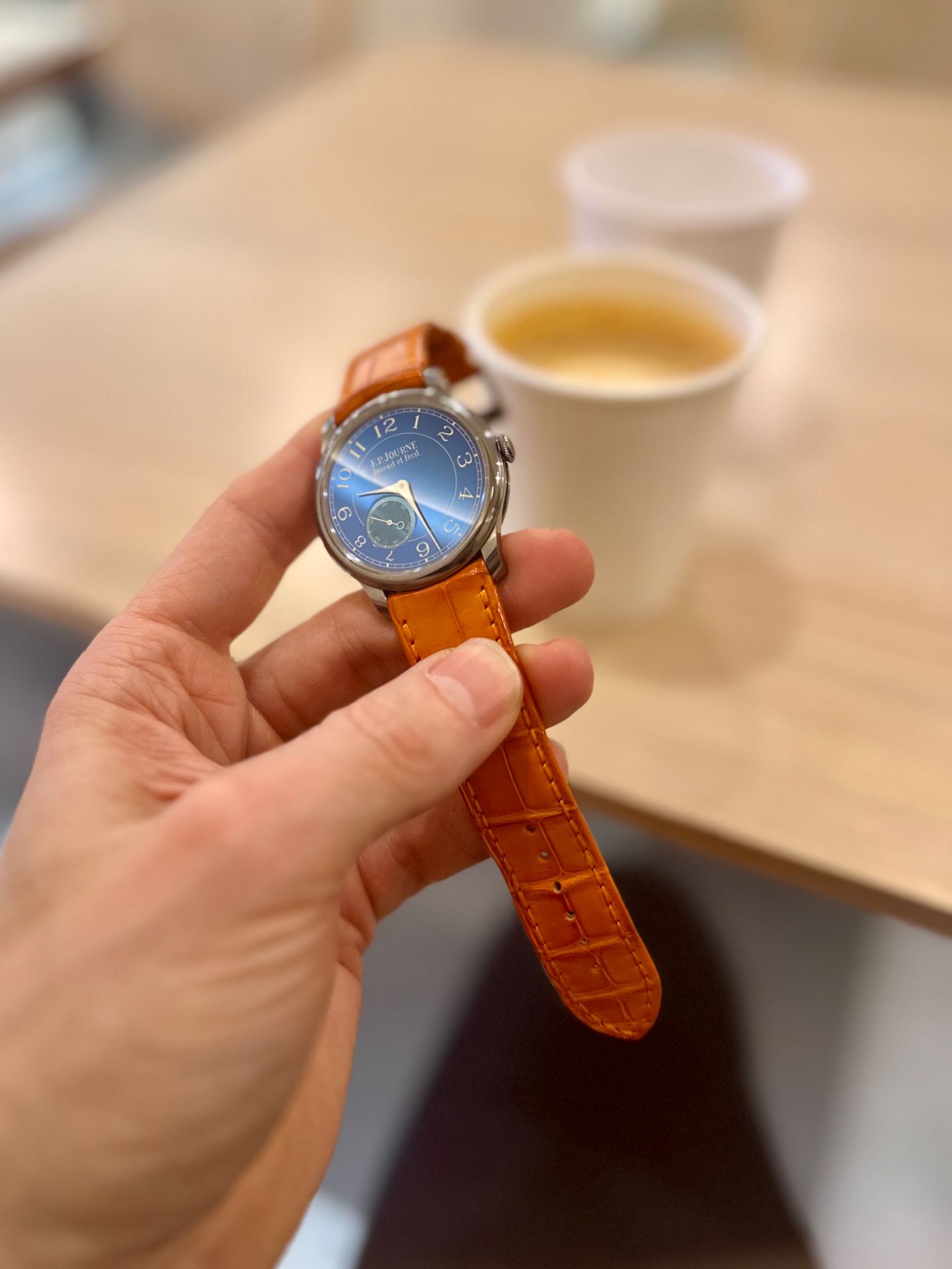 Watch by F.P. Journe, MK I, DB5, Aston Martin, DB4, vantage, CB, Chronometre, Chronometre Bleu