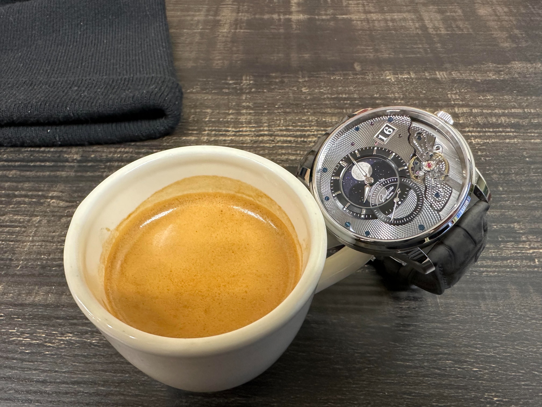 Watch by Glashütte Original, Parmigiani, PanoLunarInverse, Pano