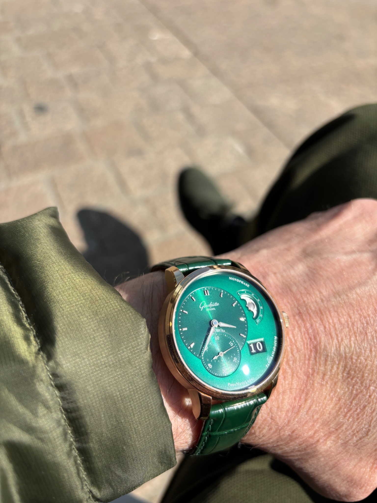 Watch by Glashütte Original, Pano, PanoMaticLunar