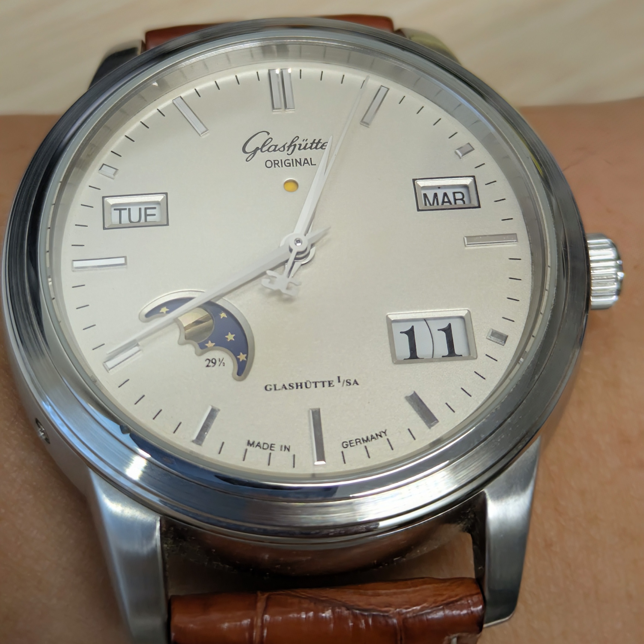 Watch by Glashütte Original, Senator, Senator Perpetual