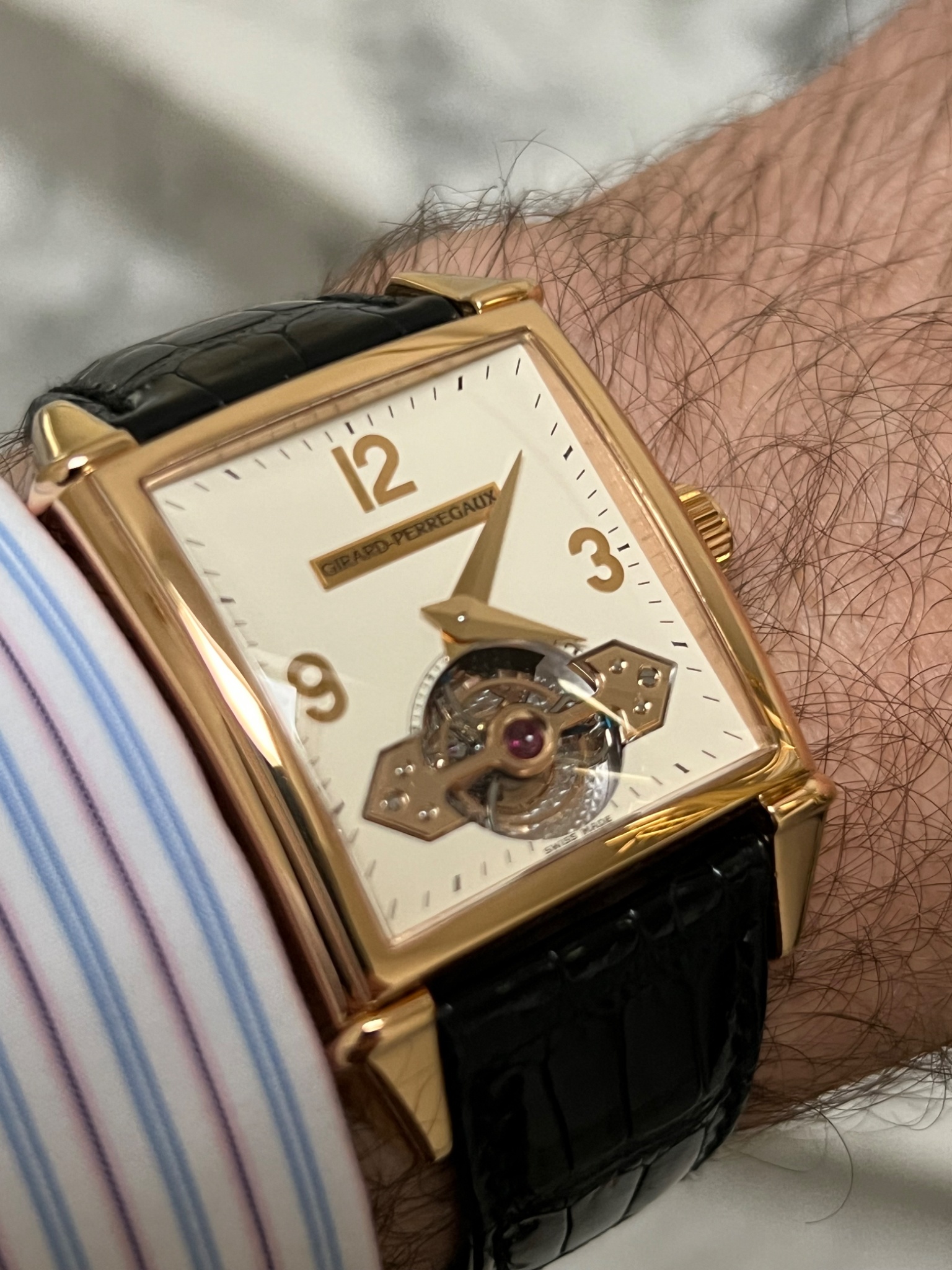 Watch by Girard Perregaux, Vintage 1945, 1945 Tourbillon