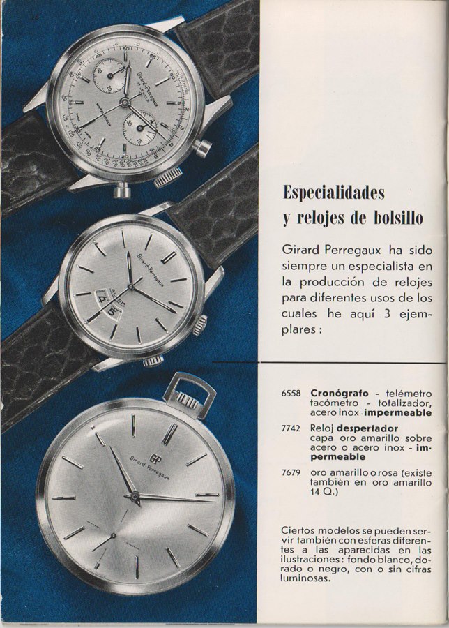 Watch by Girard Perregaux, Gyromatic, 7742