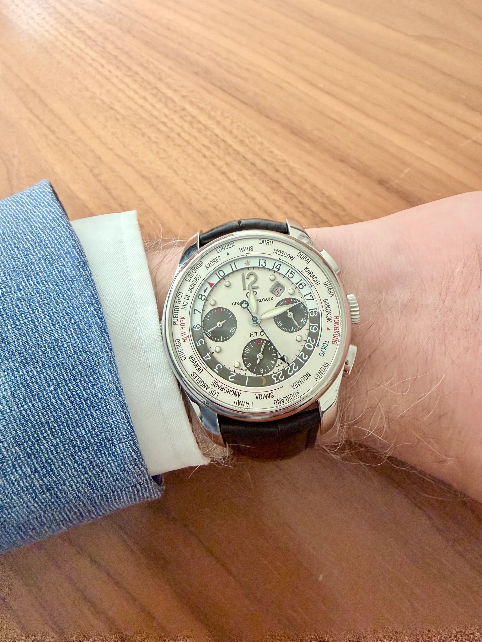 Watch by Girard Perregaux, WW.TC, 49805, WW.TC Financial Chronograph