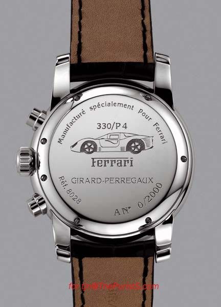Girard Perregaux - New GP pour Ferrari 330/P4, press release