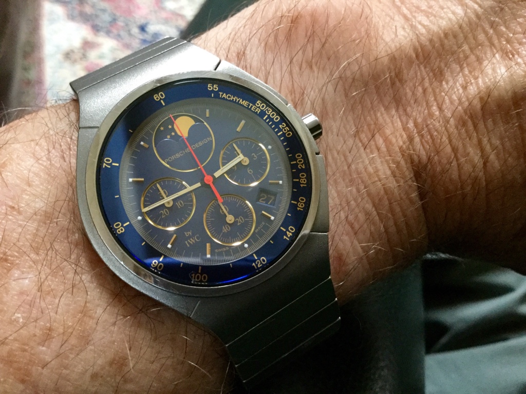 IWC Porsche Design MechaQuartz Chronograph Moonphase Ti - IWC 
