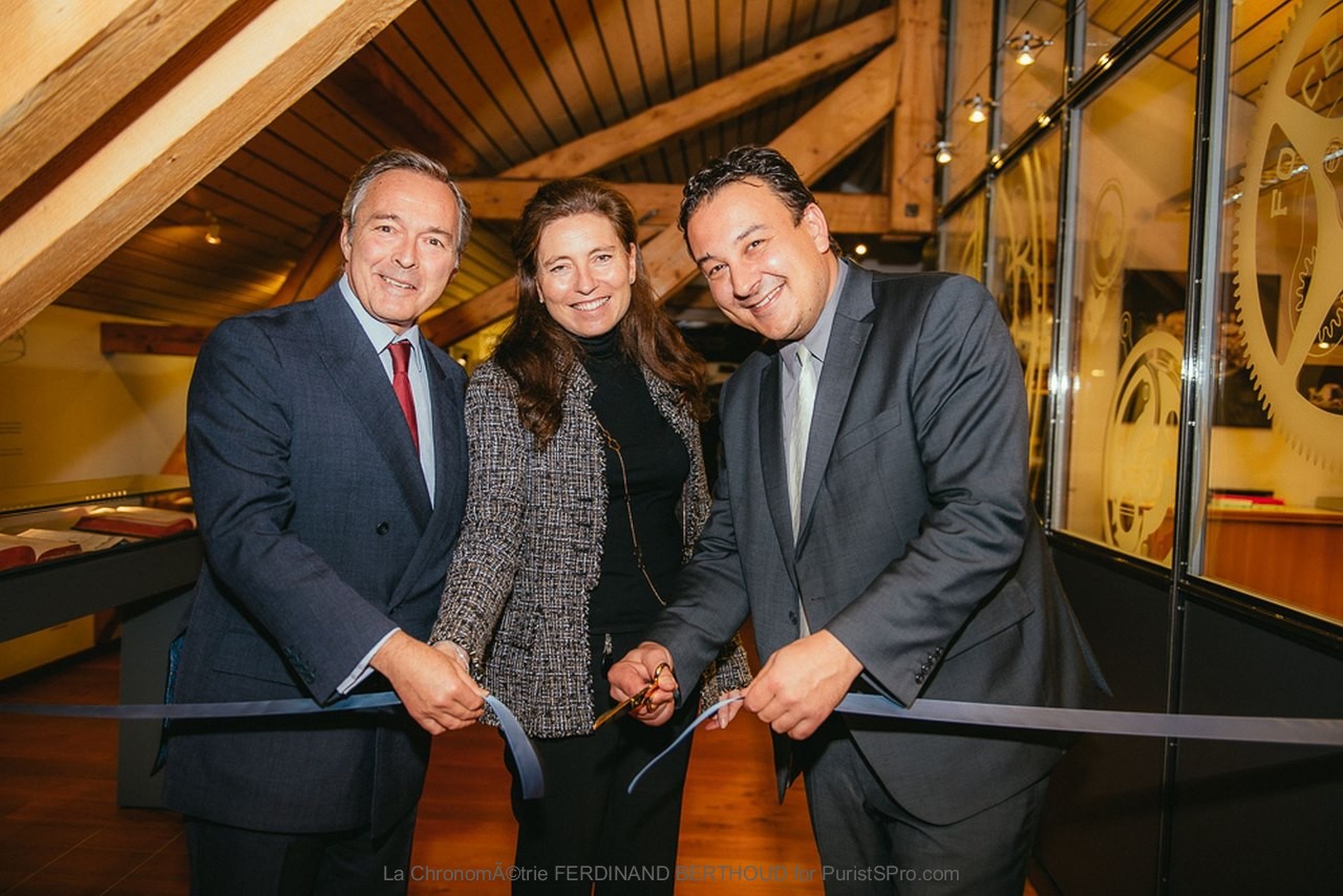 Inauguration of the Chronométrie FERDINAND BERTHOUD workshops in Fleurier