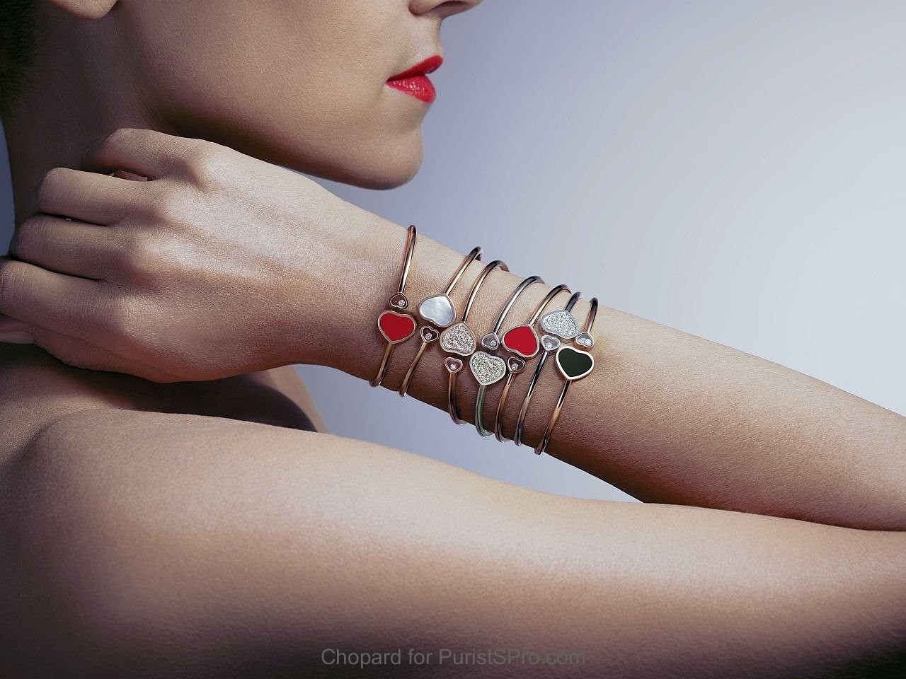 Happy Hearts bangle bracelets