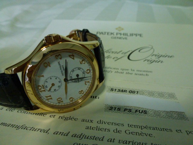 Patek Philippe watch listing