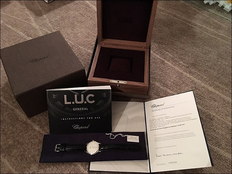 Chopard watch listing