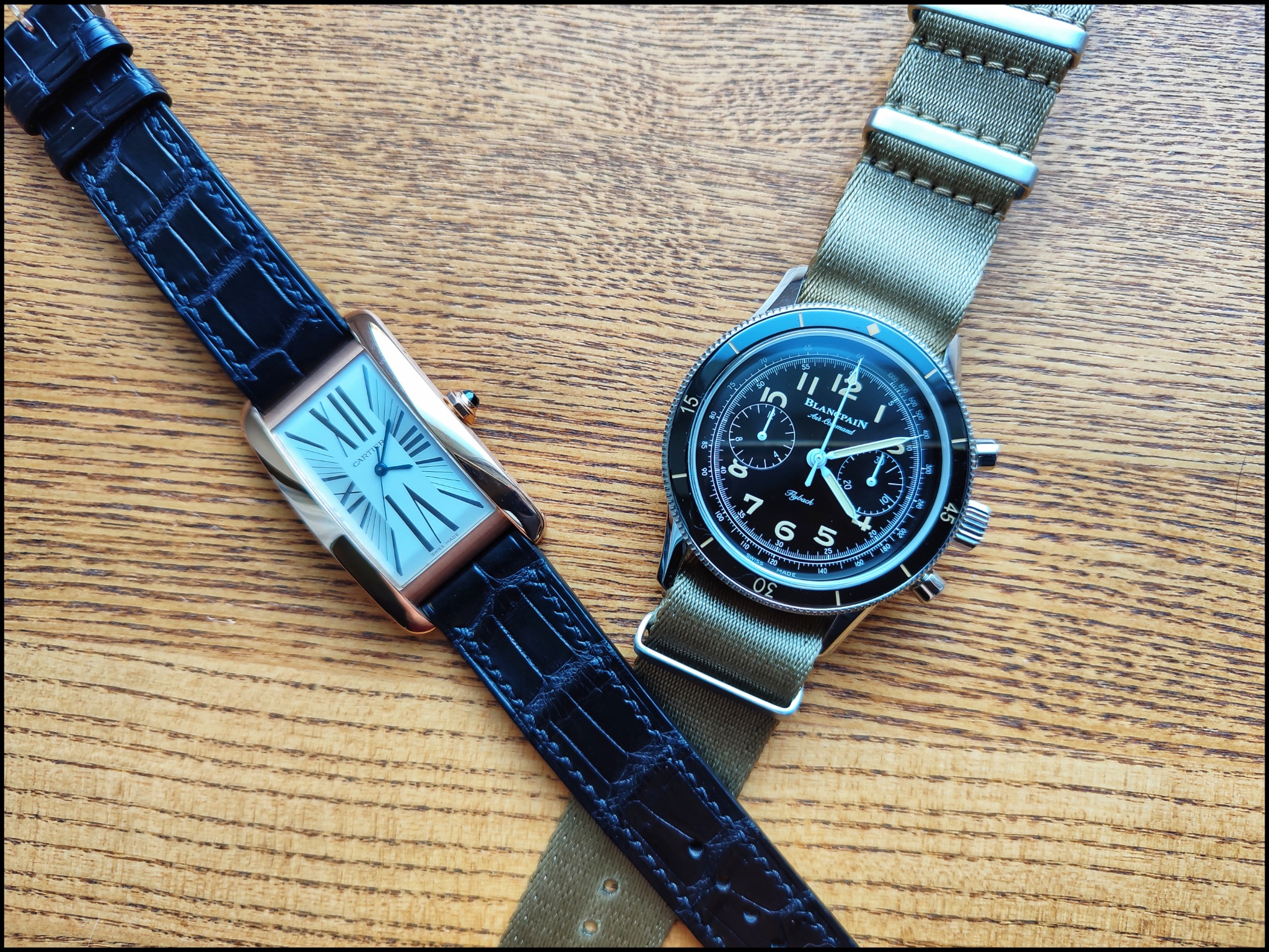 Watch, Blancpain, Air Command, Cartier, Tank, Tank Americaine