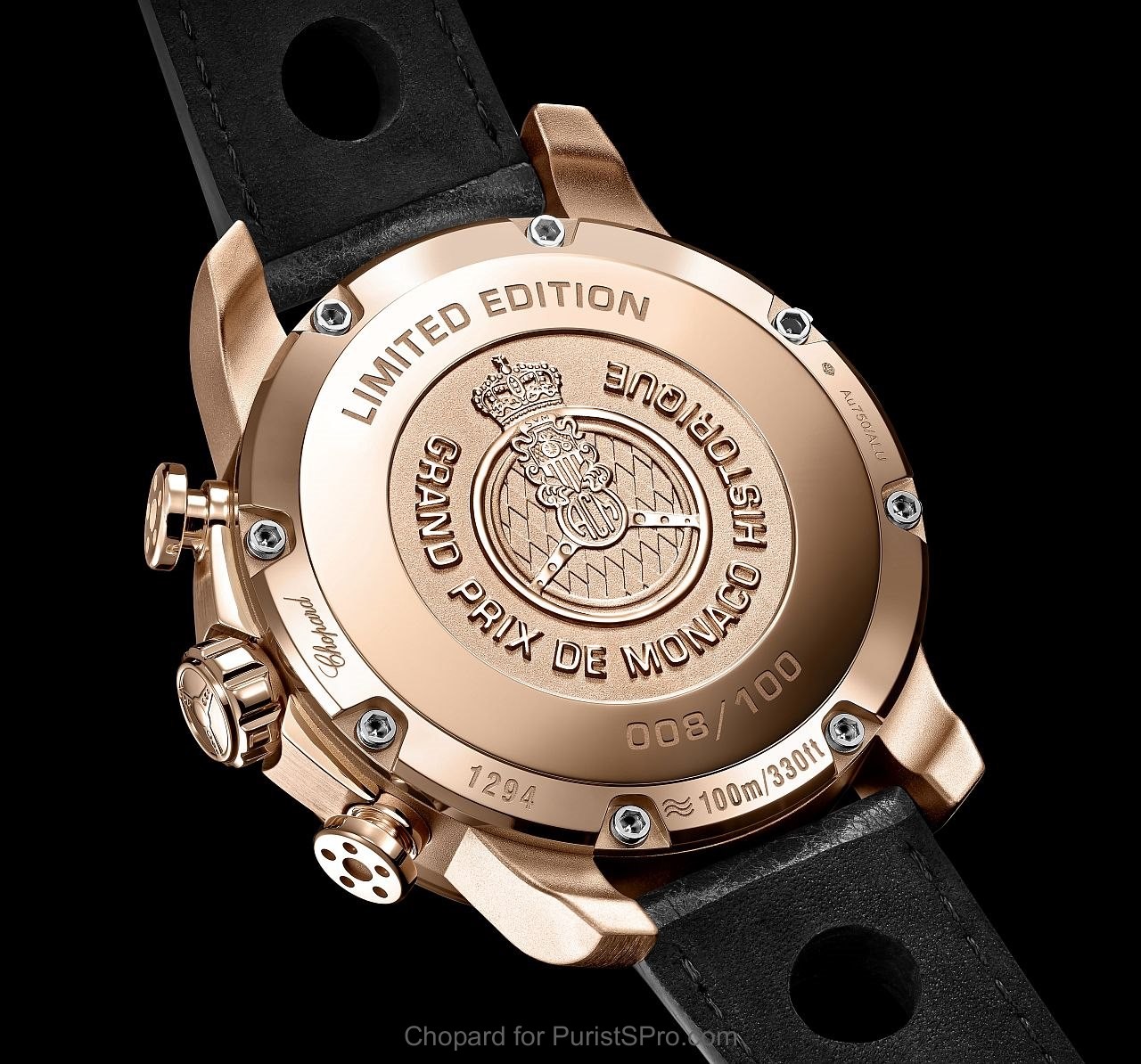 CHOPARD Grand Prix de Monaco Historique 2016 Rose Gold caseback