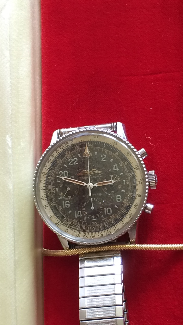 1962 wide bezel all black cosmonaut