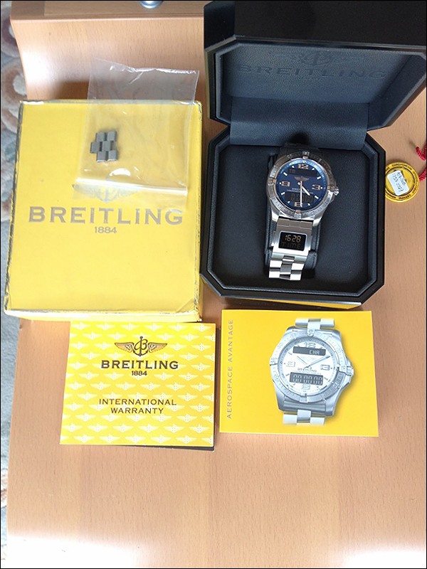 Breitling watch listing