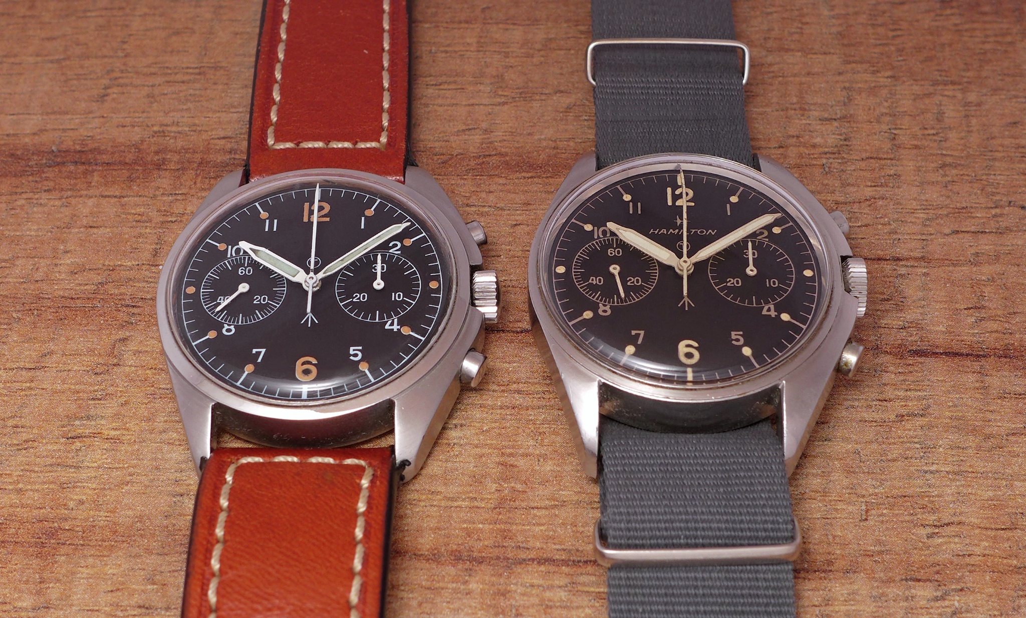 Watch, Royal Australian Navy, Lemania, British RAF Chronograph