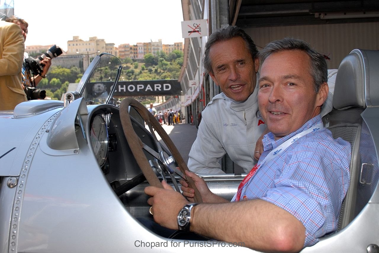 Jacky Ickx and Karl-Friedrich Scheufele at Monaco