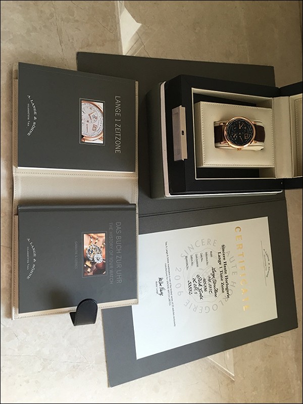 A. Lange and Söhne watch listing