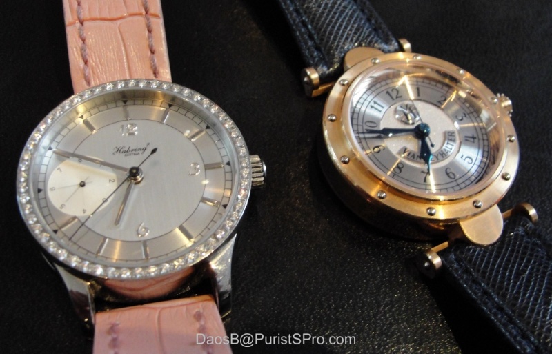 Habring2 gem-set jump seconds foudroyante and Vianney Halter Classic.