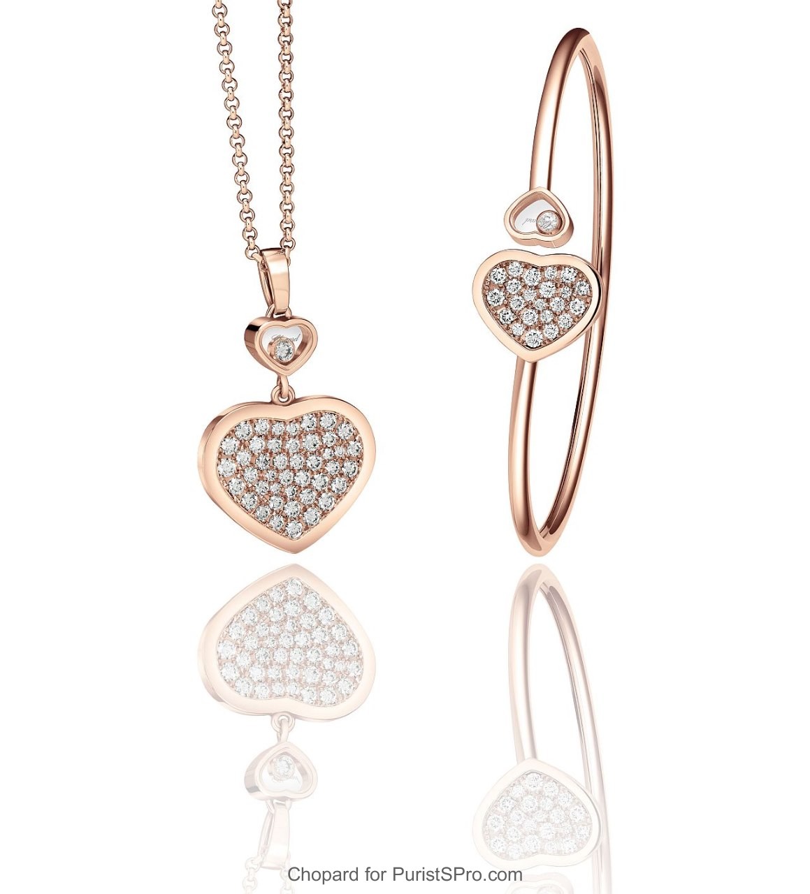 Happy Hearts pendant and bangle ref 797482-5009 and ref 857482-5909
