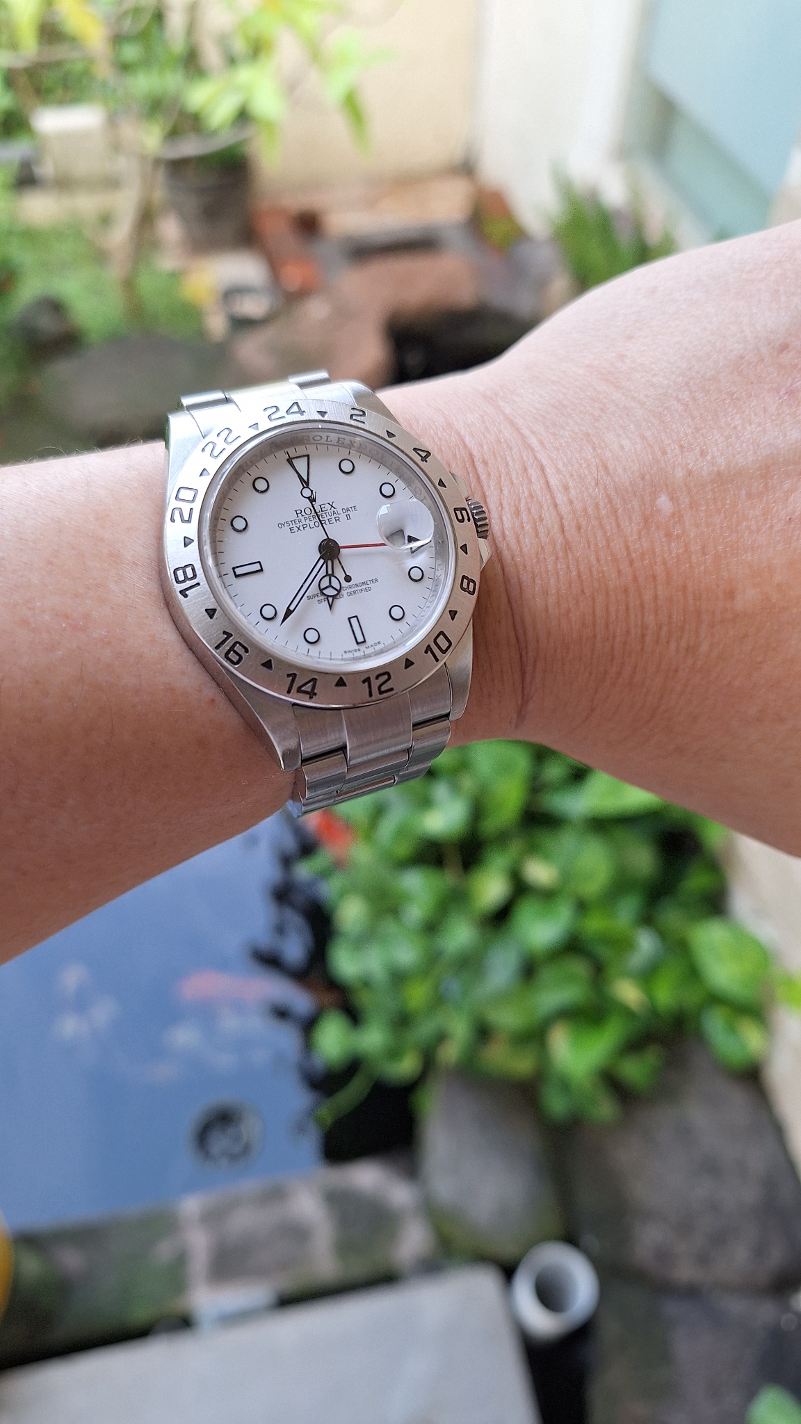 Watch by Rolex, 16570, Explorer II