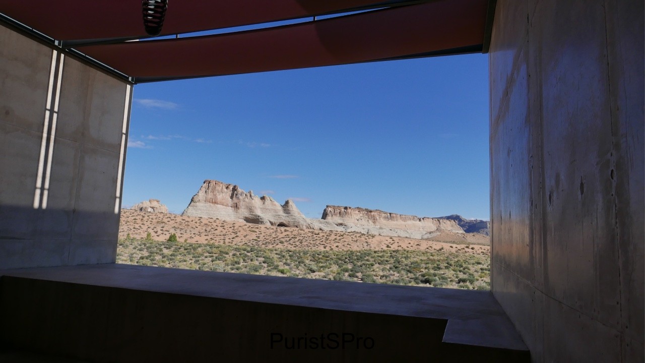 Hallway before lobby and entrance.