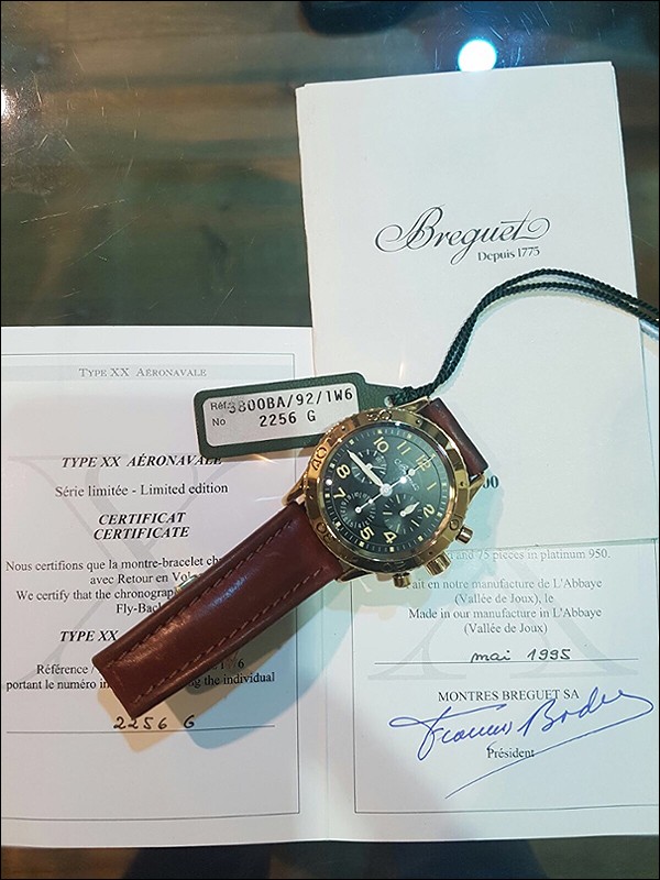 Breguet watch listing