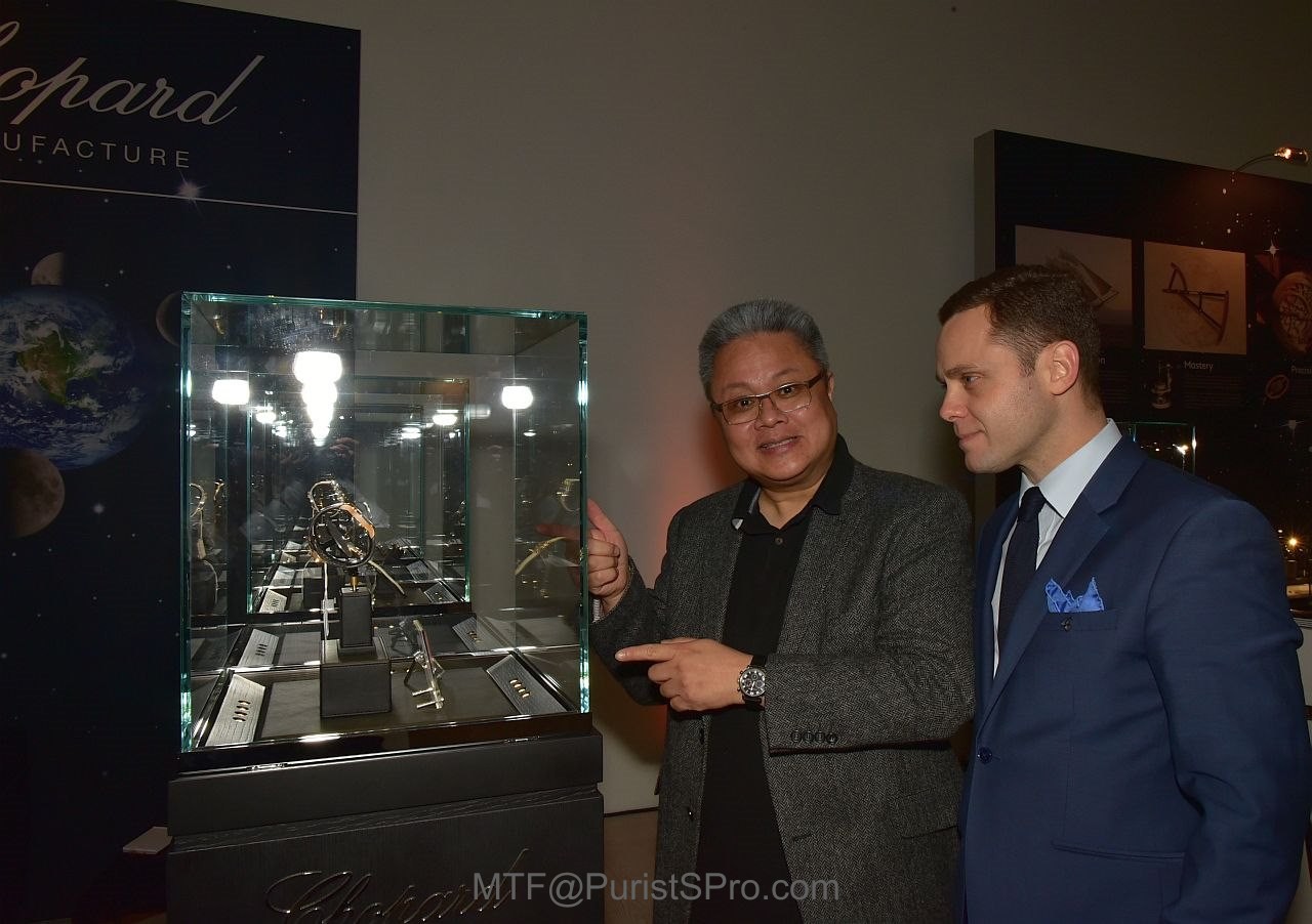 Visitor to Chopard Display