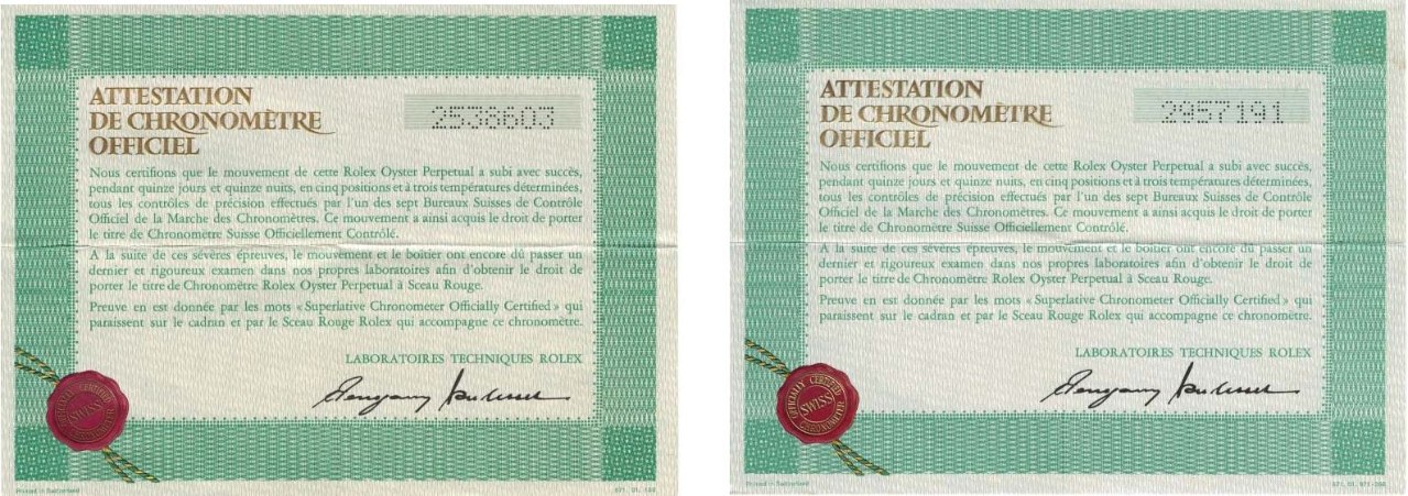 Punch style 4x6 French certificates only