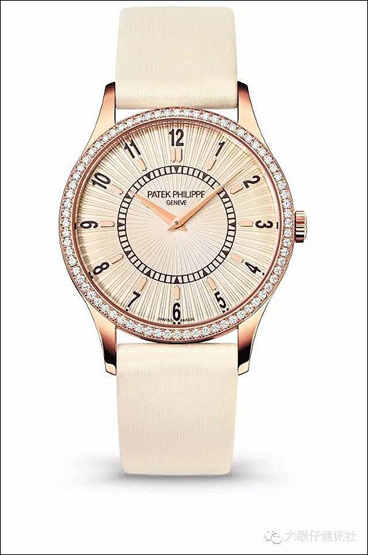 LE 4897R with cream satin strap