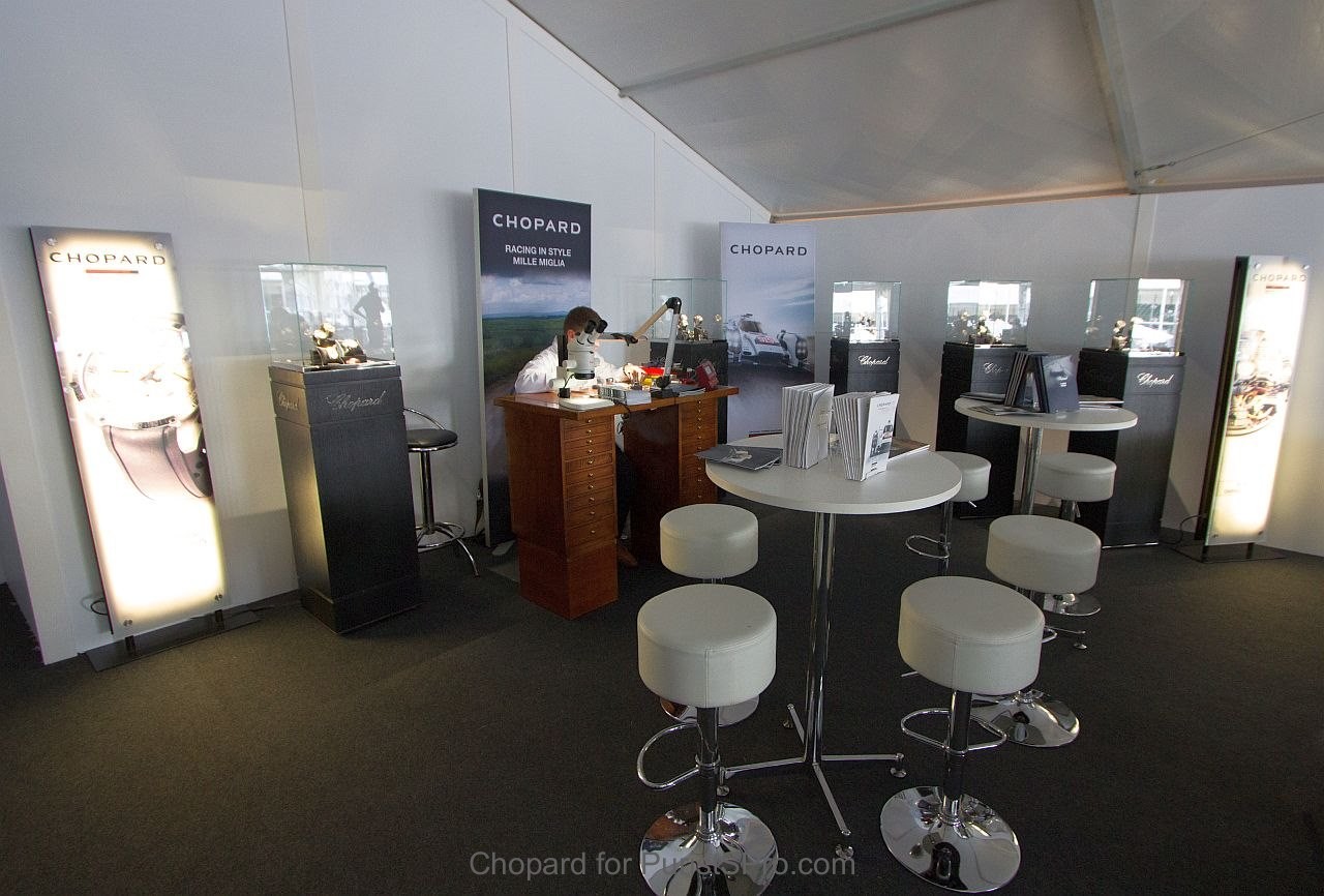 Chopard in Porsche Café Le Mans