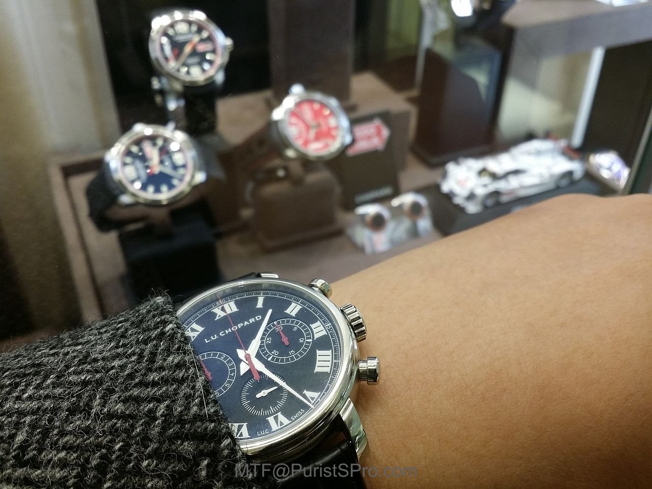 Chopard racing watches and chronographs