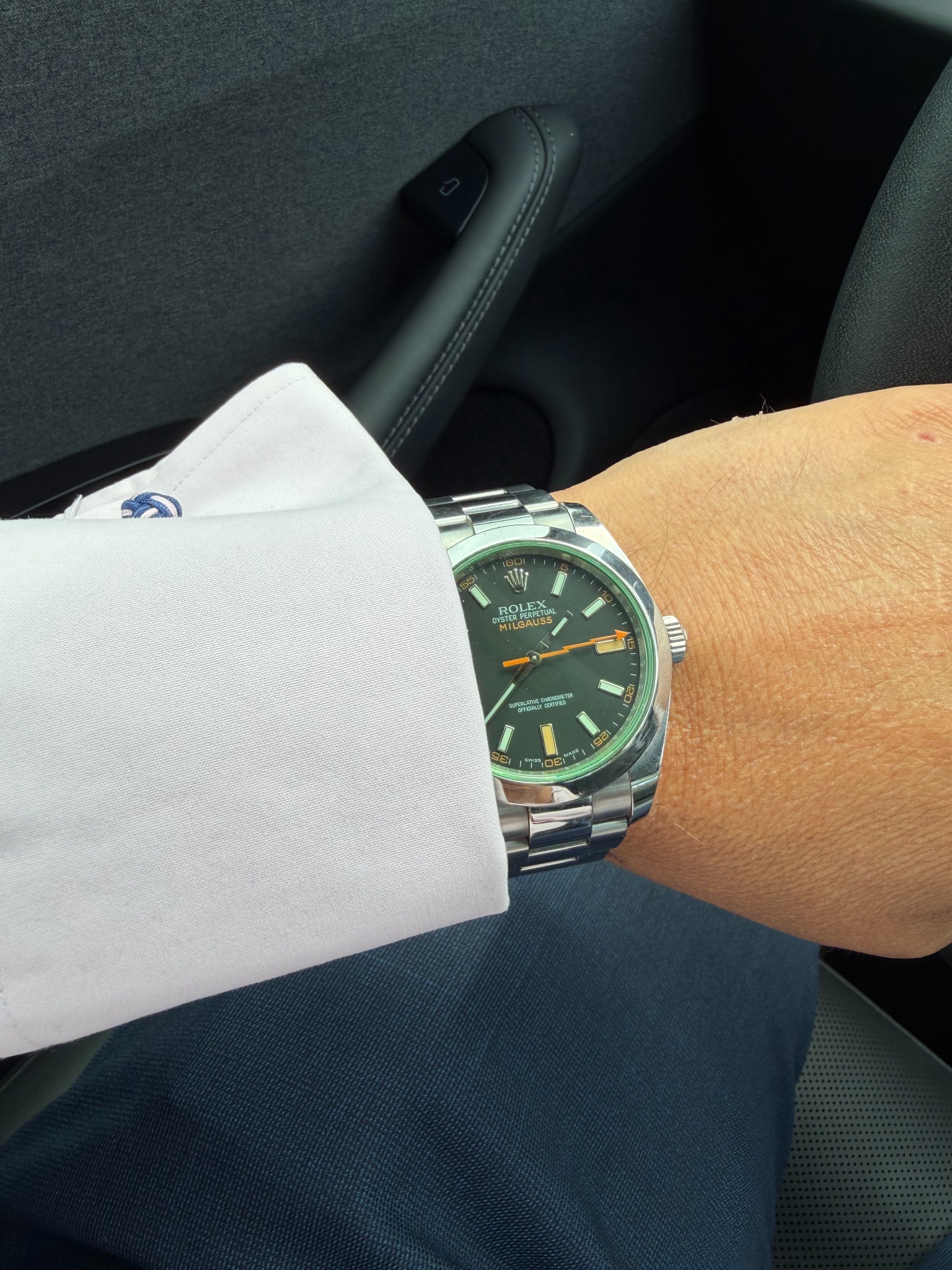 Watch by Rolex, 116400GV, Milgauss