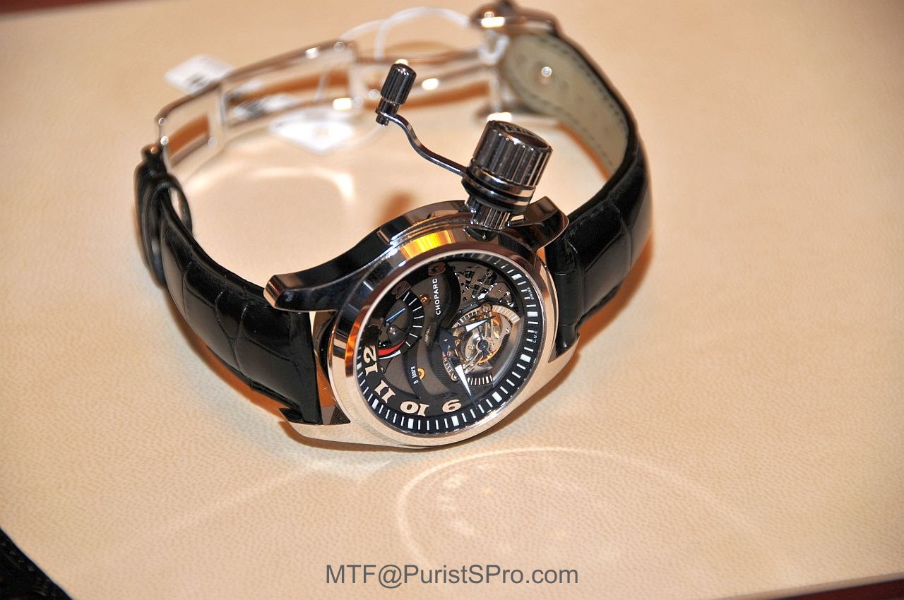 L.U.C Tech Steel Wings Tourbillon and winder crank