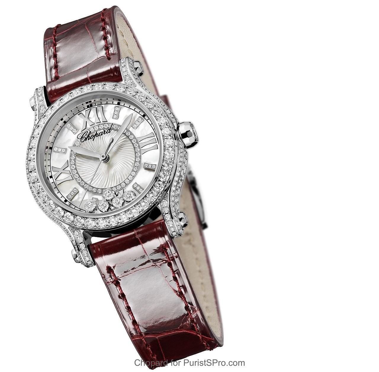 Happy Sport 30mm Automatic white gold 274302-1001