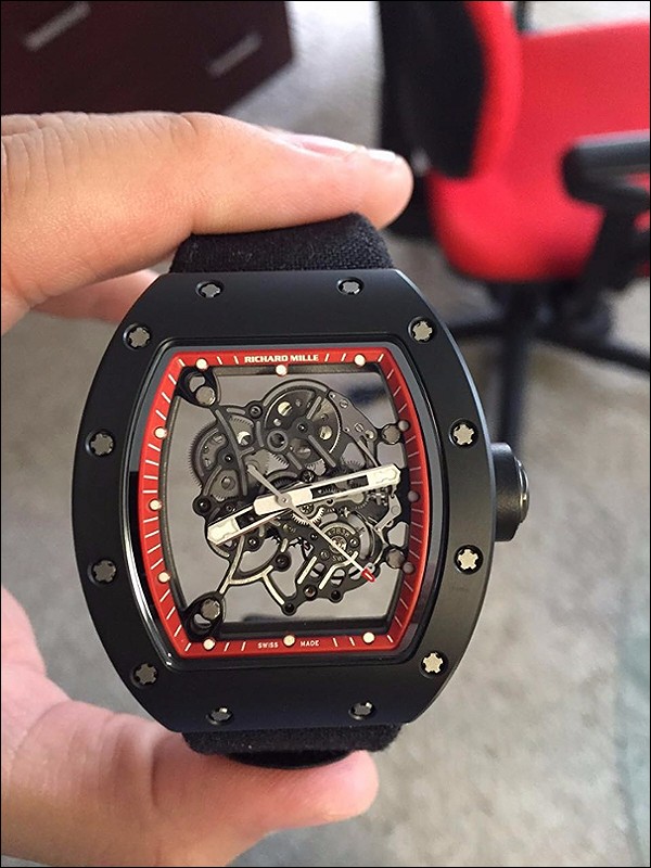 Richard Mille RM55 Bubba Watson Red Drive limited 30pcs watch listing
