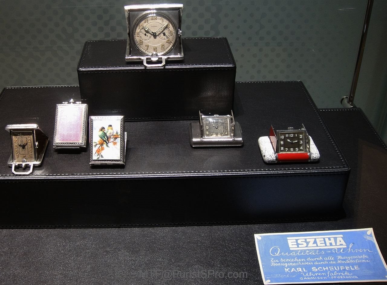 ESZEHA watches and wallet clocks