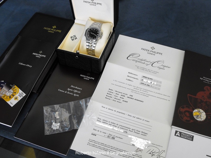 Patek Philippe watch listing