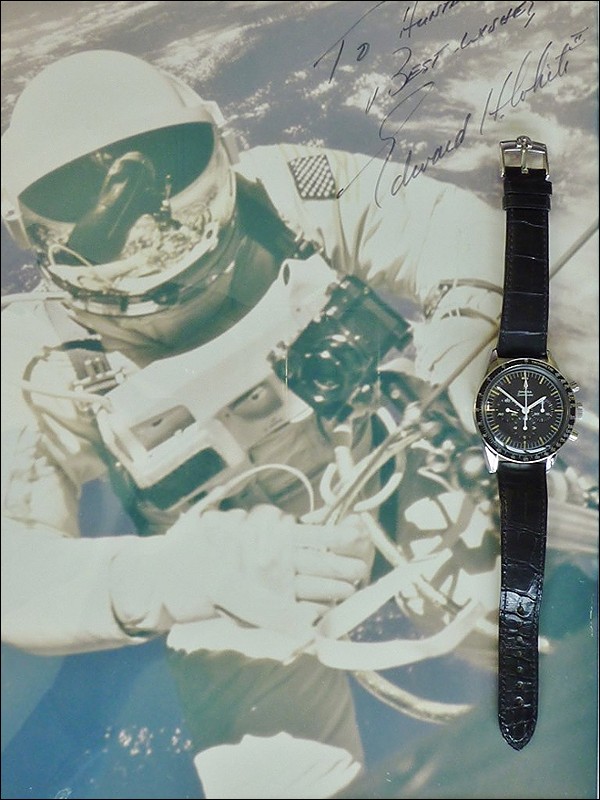Ed H. White original signature on original NASA Kodak