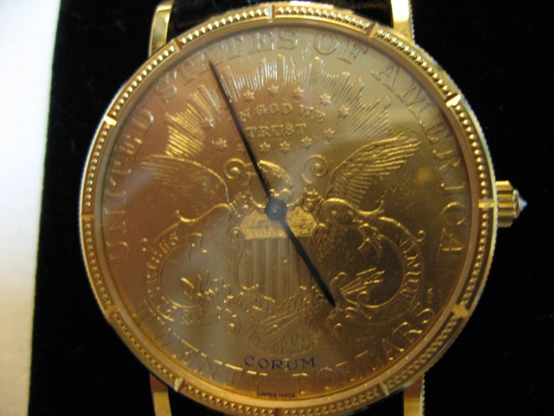 Coin watch winding