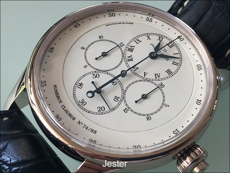 Jaquet Droz watch listing