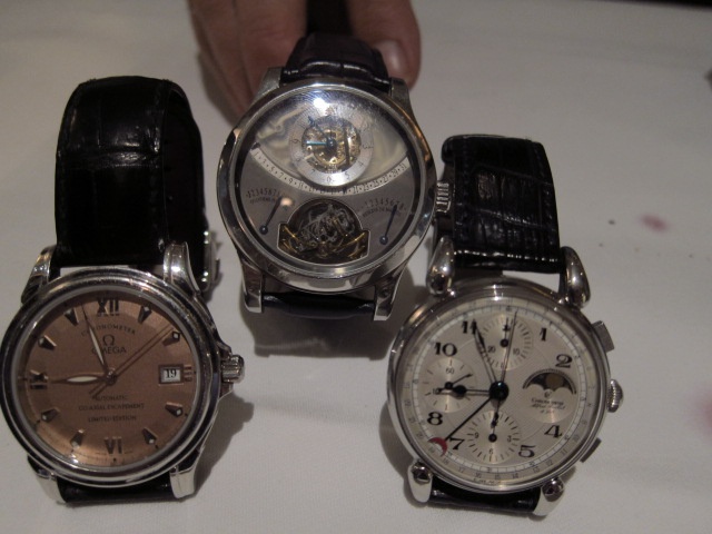 Omega Pie-pan, Jaeger-LeCoultre Gyrotourbillon and an 80s Chronswiss