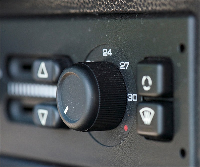 Old school controls.