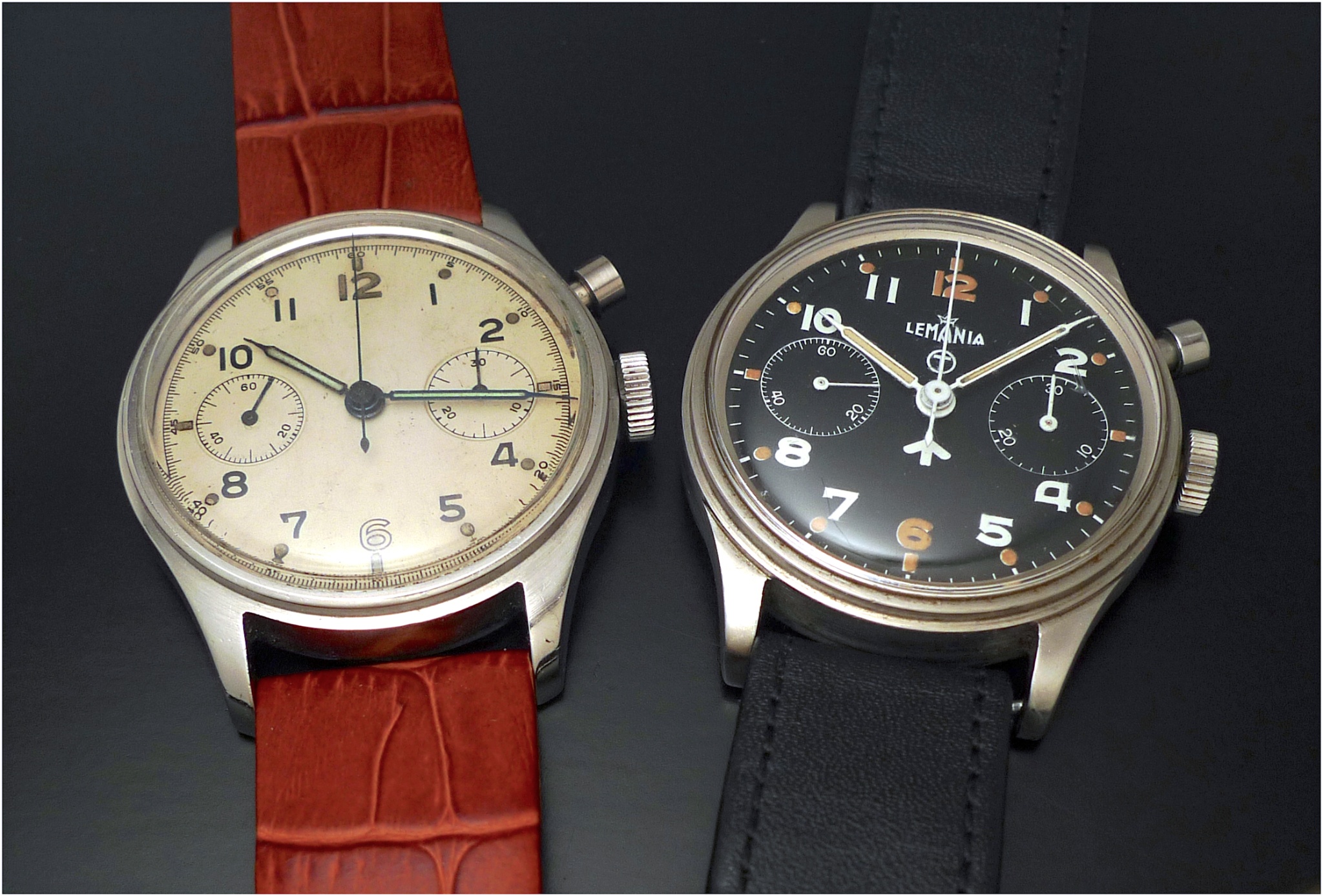 Watch, British RAF Chronograph, Lemania, Royal Australian Navy