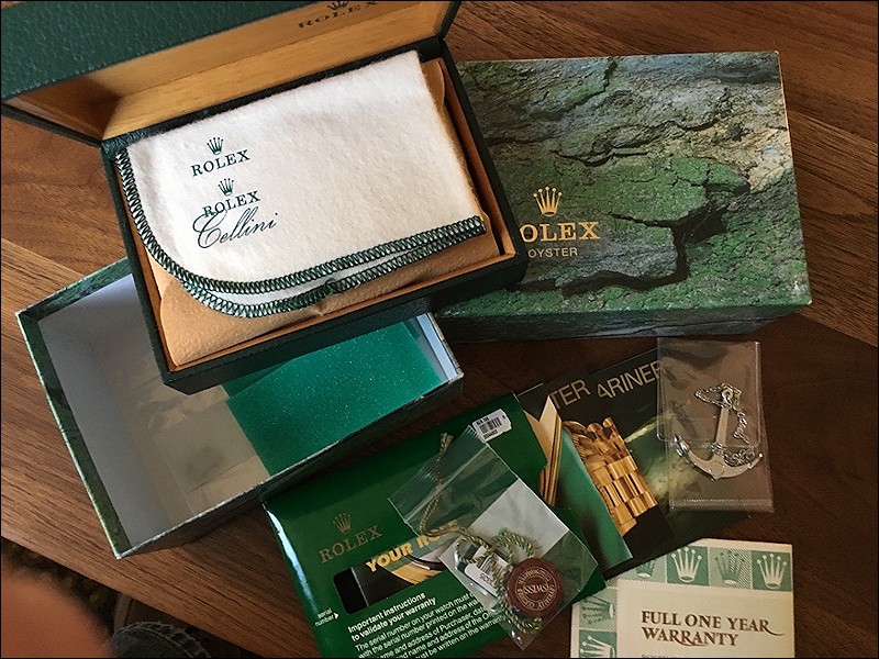Rolex watch listing