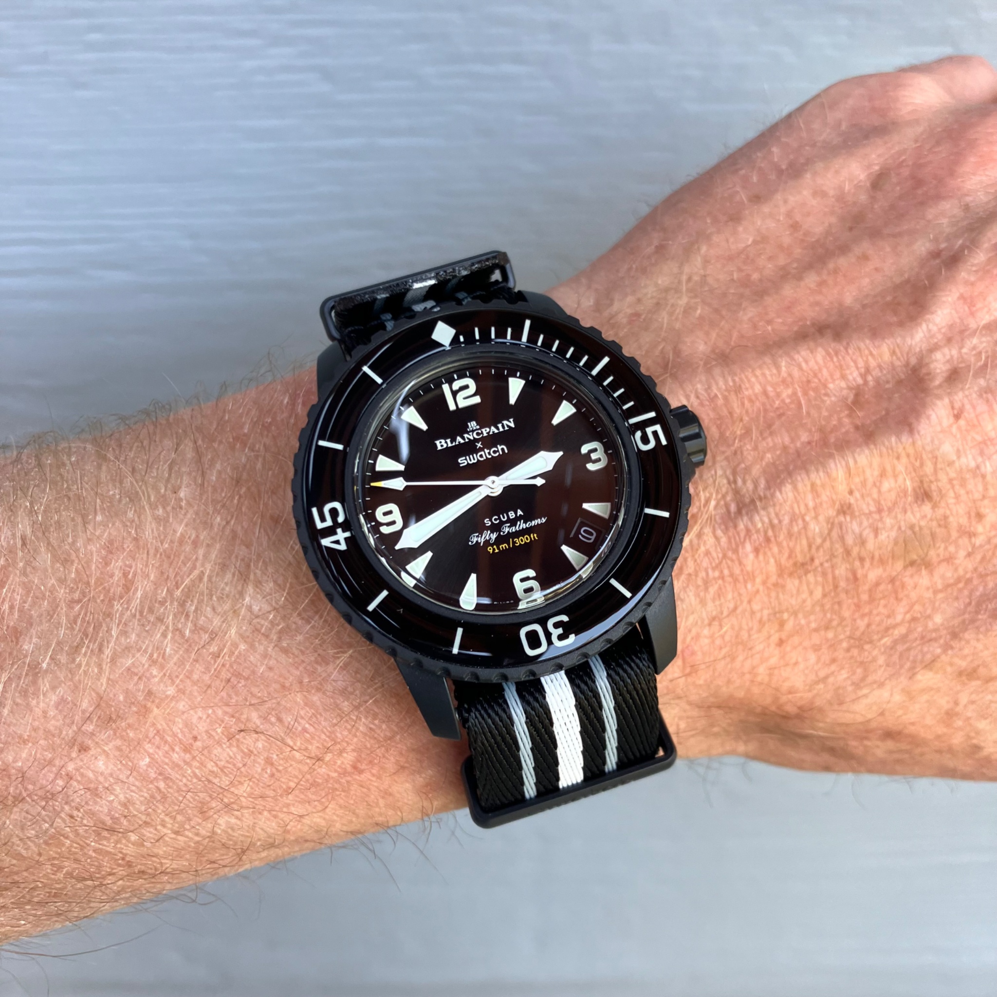 Watch, Swatch, X Blancpain Fifty Fathoms