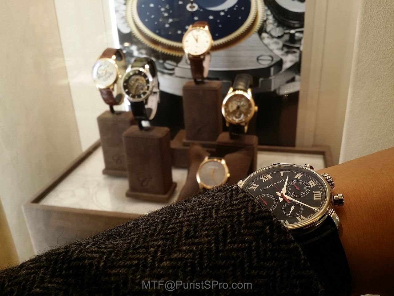 Chopard L.U.C watches inside and outside