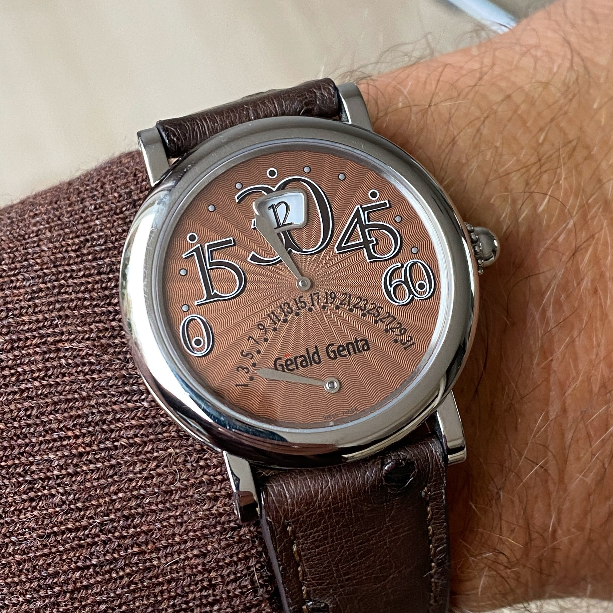 Watch, Gerald Genta, Arena Bi-Retrograde