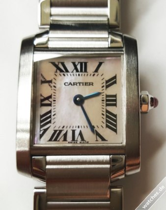 Cartier watch listing