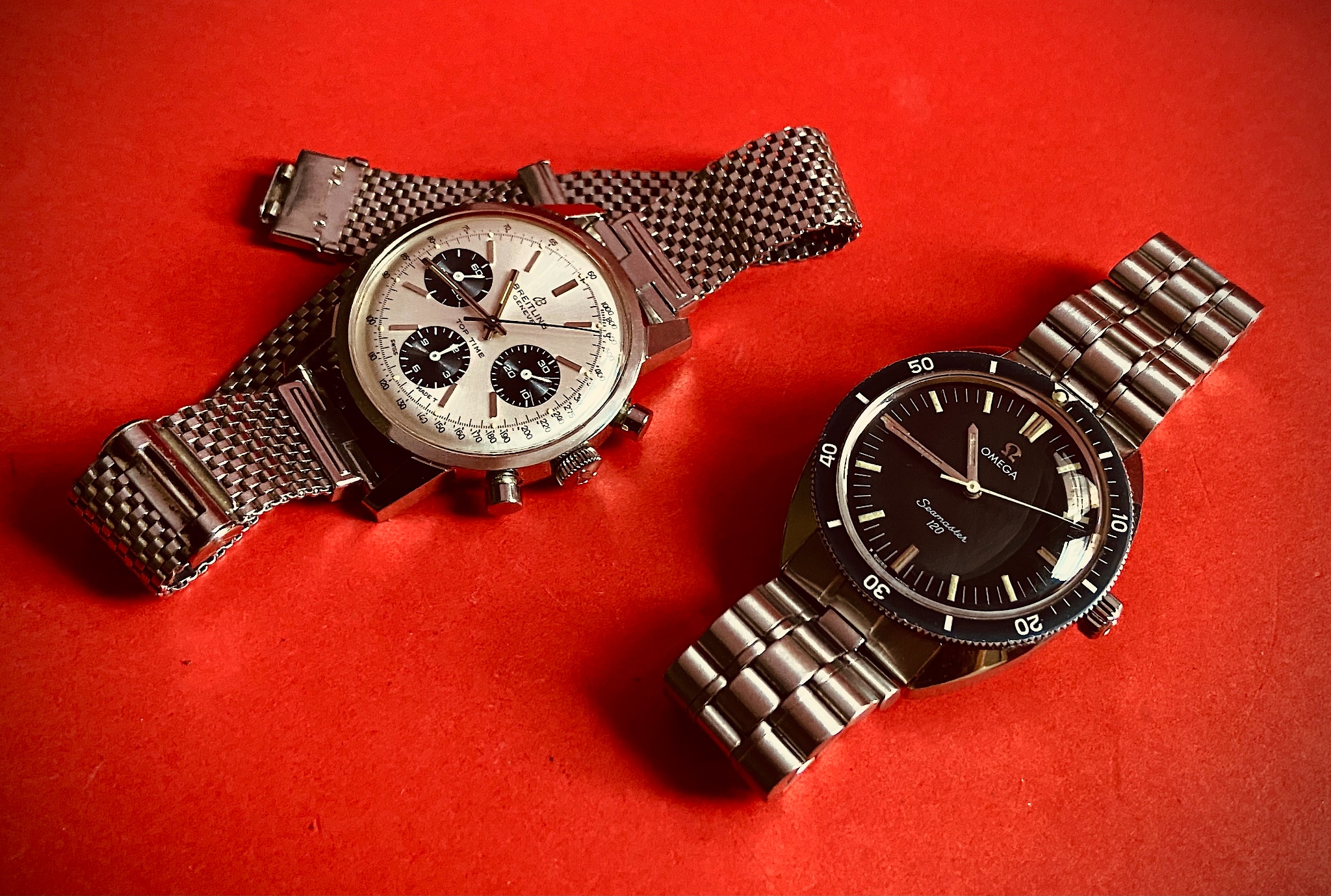 Watch, Omega, Seamaster, Seamaster 120, Breitling, Top Time, 810