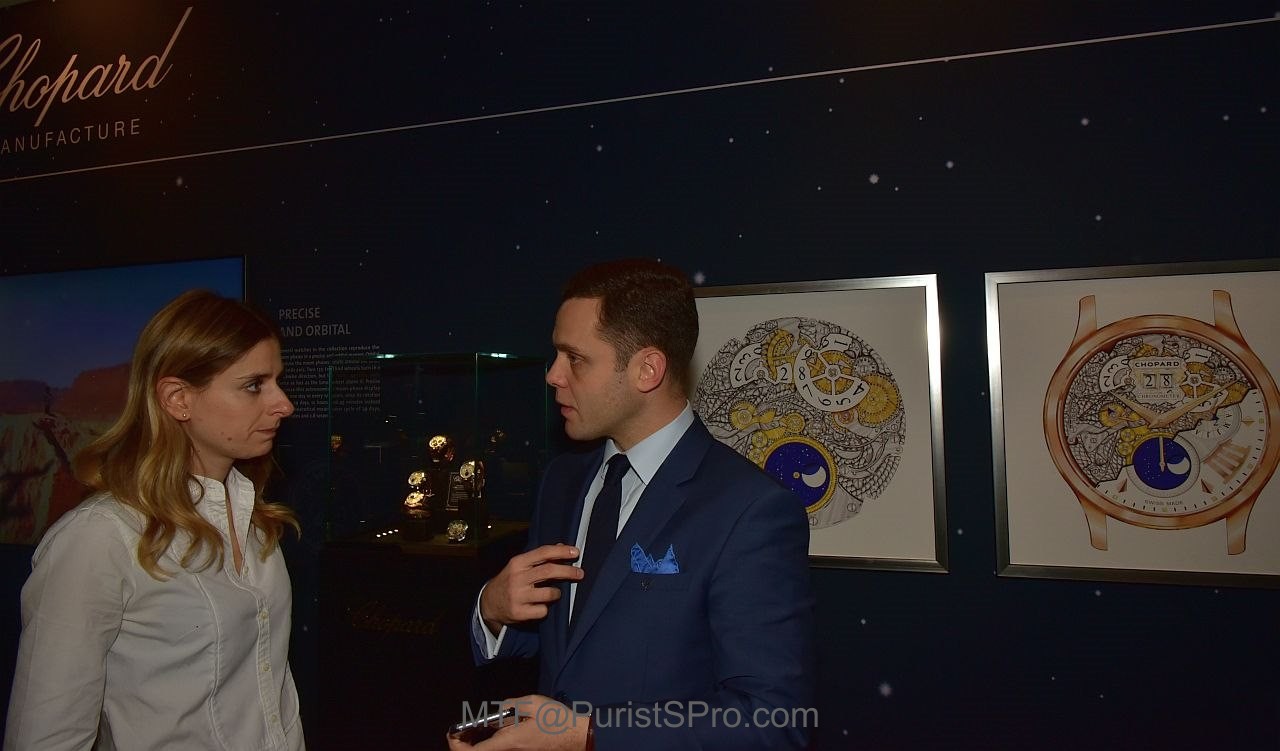 (R) Chopard GB General Manager J-B Maillard and Marketing Executive Eleonore Cayol