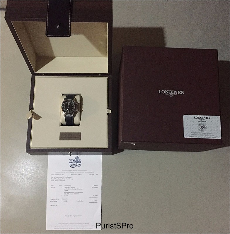 Longines watch listing